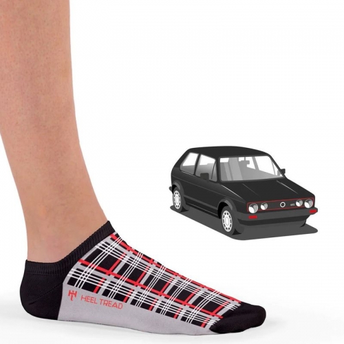 Socken im Design "GTI MK1" - Grau - Sneaker / Kurz